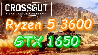 GTX 1650 + Ryzen 5 3600 - Crossout - 1080p