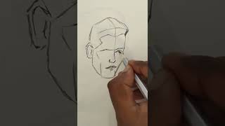 Basic Face Drawing For Beginners #shorts #youtubeshorts #drawing #art #pencildrawing