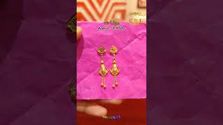 Latest earring designs #shorts #youtubeshorts #trending #newdesign #earrings #goldrate #lightweight