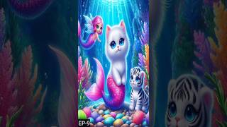 Cute cat laying in depths of  sea EP-9 | Mister Fun | #cat #catshorts #ai #shorts #cute  #catvideos