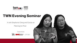 TWN Evening Seminars - Planning for Post - even before you pick up a camera