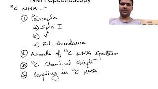 NMR Spectroscopy-6 (13C NMR: principles, aspects, chemical shifts & factors affecting, coupling)