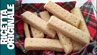 Shortbread scozzesi biscotti barrette friabili al burro - Shortbread cookies original recipe