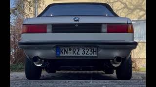 BMW E21 323i Baur mit Supersprint Fächer, Mittelschalldämpfer und Edelstahl Endschalldämpfer