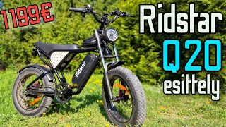 Tehokas sähköcruiseri isolla akulla budjetti hintaan | Ridstar Q20 esittely ja unbox