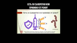 Есть ли сыворотки или прививки от рожи? #сыворотка #рожа #прививка #инфекция