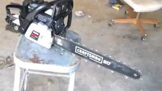 Craftsman 50cc/20 inch chainsaw (35098)