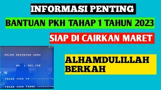 Sukses !! Bantuan pkh tahap 1 siap di cairkan di bulan Maret 2023