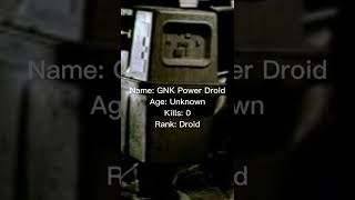 Gonk Droid - Milestones! #starwars #shorts