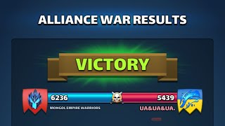 Rush Attack war hits vs UA&UAUA. (435 pts, 5 shots)