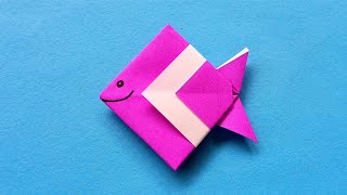 Ide Kreatif Membuat Origami Ikan | Paper Fish Tutorial