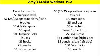 (#12) Amy's Cardio Workout