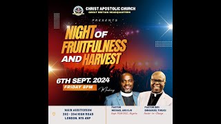 Night of Fruitfulness and Harvest | 6th September 2024