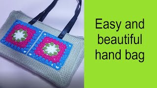 Easy and Beautiful CROCHET Hand Bag / part 1