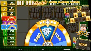 🎰 BONUS WHEEL & BONUS RESPIN 🎰 Machine à sous HIT BAR GOLD 🎰