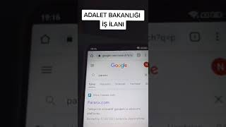 ADALET BAKANLIĞI İŞ İLANI #shorts