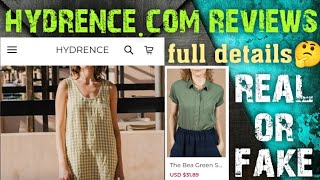 hydrence com reviews | hydrence.com legit or scam | hydrence clothing real or fake review