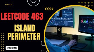 463. Island Perimeter | DFS | BFS | O(r*c) | Array | Matrix | C++ | Hindi