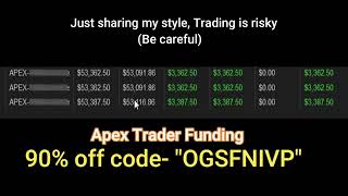 How to pass 3 Apex Evaluation before the market open easily (Live trading) (90% off evaluations)