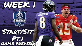 Week 1 Players you MUST Start & Sit Pt. 1 | *LIVE* chat Q&A Fantasy Football Advice