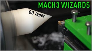 MACH3 WIZARDS - Обработка конуса на токарном станке с ЧПУ своими руками