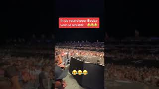 Quand Booba a 1h de retard Voici le résultat #booba #concert #vald