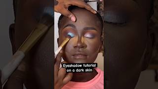 Eyeshadow tutorial on a very dark skin, u will love it 😍