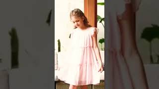 Girl's Summer Dress Flared Sleeve Loose Fit #summer #dresses #flare #ytshorts #kids