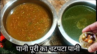 पानी पूरी का दो तरह का ठंडा और मसालेदार तीखा पानी बनाने के राज | Pani Puri ka Pani Recipe Golgappe