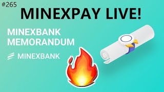 🔥 MinexPay Live! Changes to the Memorandum 🤔