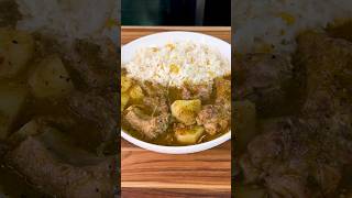 Costillas con Papas en Salsa Verde #shorts