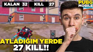 ATLADIĞIM YERDE 27 KİLL ! | CİO PUBG MOBILE