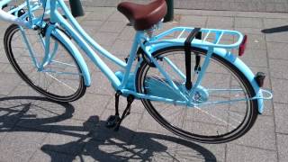 Transportfiets vogue transporter 28 inch damesfiets mint blauw