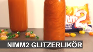 Nimm2 Glitzerlikör selbstgemacht (schnelles Rezept)