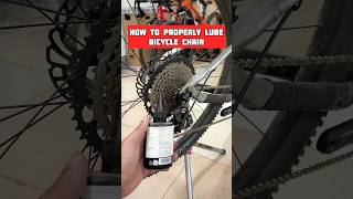 Accurate Way To Lube Bicycle Chain #shortsvideo #maintenance #mtbservice