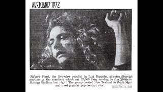 Led Zeppelin Auckland, New Zealand 1972