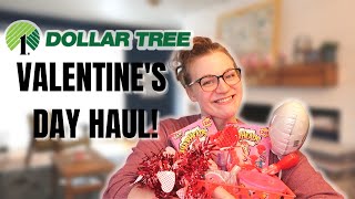 VALENTINE'S DAY DOLLAR TREE HAUL! DECOR, TREATS, CRAFTS & MORE!