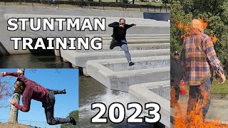 Stunt Man Training 2023 | Parkour, Fights, Fire Burns, Wrecks, Tree Climbing