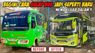 DILUAR DUGAAN, TERNYATA MEWAH LUAR DALAM !! REVIEW DETAIL MEDIUM BUS KARYA KAROSERI PUTRA JAYA