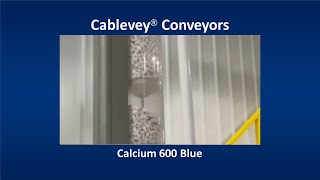 Cablevey® Conveyors - Calcium 600 Blue Materials Testing Video