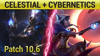 [TFT v10.6] OP Celestials 💫 Comp With Cybernetics | TFT Set 3 | League of Legends