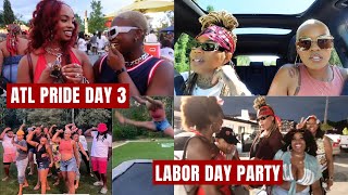 Atlanta Pride | Vlog Day 3 & Labor Day at Ms. Pat House