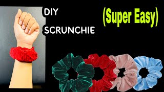 How to make a scrunchie | Diy Scrunchie tutorial #scrunchies #scrunchiestutorial #creative