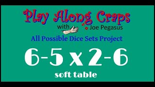 6 5x2 6 Dice Set Soft Table