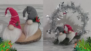 Easy Christmas gnomes:gnome Christmas ornaments