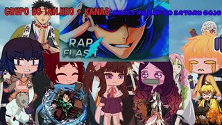 Grupo Do Tanjiro💪 Reagindo Ao Rap do Satoru gojo Flash Beats🌟⚡