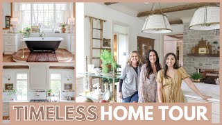 TIMELESS HOME TOUR | Traditional Home with Stunning Estate Sale Finds  | FARMHOUSE LIVING