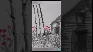 How To Paint Bamboo Trees | Easy Painting Tutorial #viral #trending #shorts