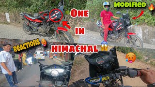 ONLY ONE IN HIMACHAL 😱 || MODIFIED BIKE 🔥 || PUBLIC REACTIONS 🥵 || AsHu46 #modified #bike