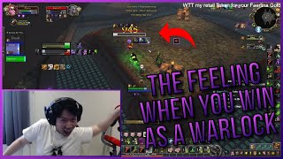 THE FEELING WHEN YOU WIN AS A WARLOCK | 9.1 PvP WoW Highlights #25